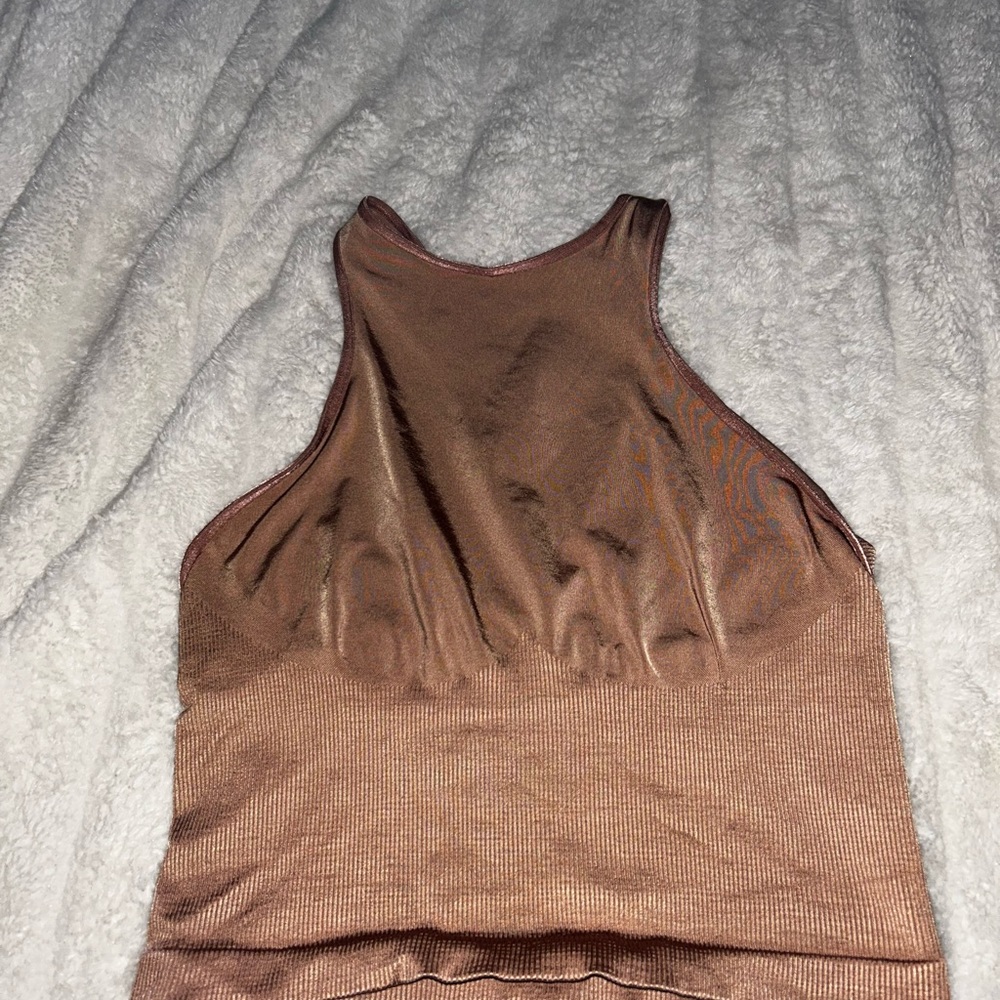 PINK Victoria's Secret Brown Tank Top